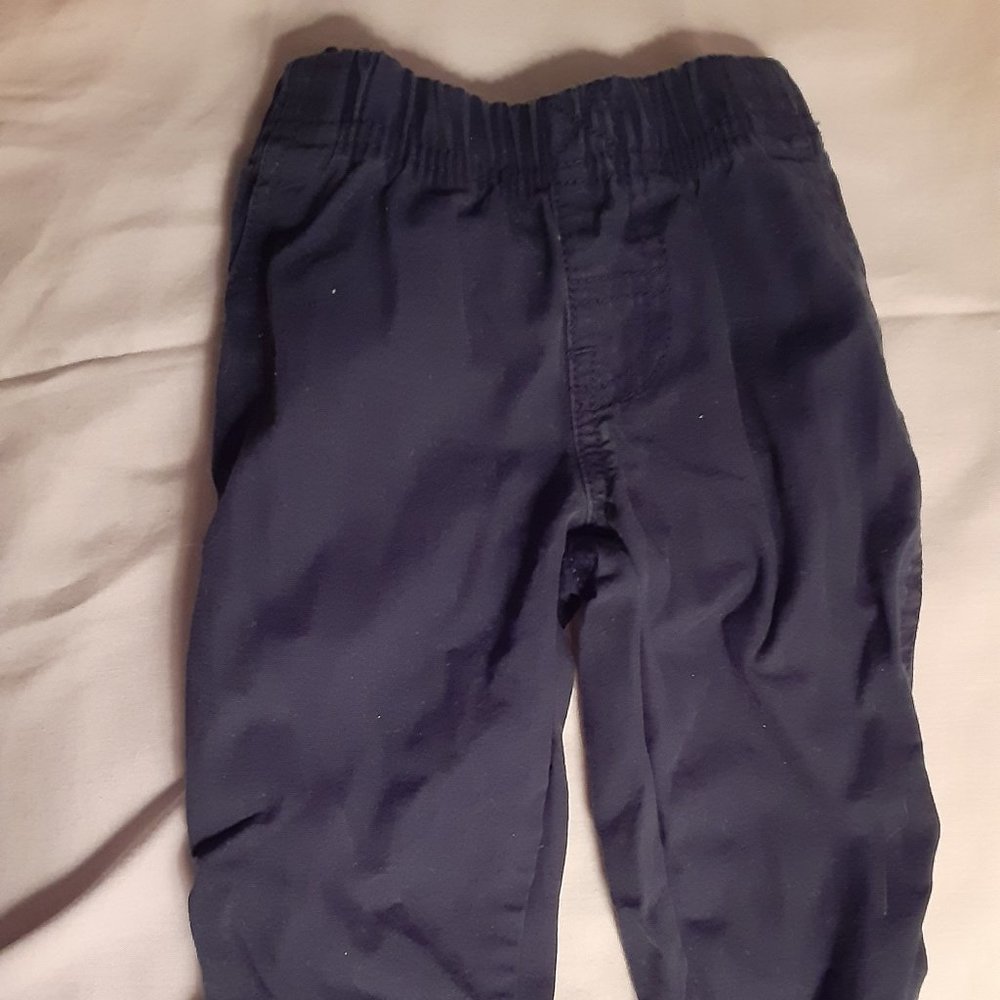 infant pants, dark blue, 9M